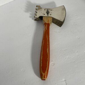 Vintage MH Tyler MFG 3 Meat Tenderizer with Double Cleaver Blade & Wood Handle